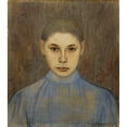 thumbnail image 2 of Beda Stjernschantz 20x22 Gold Ornate Framed and Double Matted Museum Art Print Titled - Irma (1895 - 1896), 2 of 4