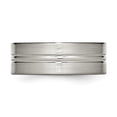 thumbnail image 3 of Titanium 8mm Ring Man Wedding  For Dad Mens  For Him, 3 of 10