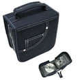 thumbnail image 1 of CD Carrying Case 60/128 Capacity Denim Discs Storage Case CD Organizer, 1 of 9