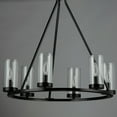 thumbnail image 2 of 25255CLBK Maxim Lighting Sentinel - 6 Light Chandelier-22.75 Inches Tall and 24 Inches Wide-Black Finish    -Traditional Installation, 2 of 5