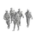 thumbnail image 4 of BELOVING 5 Pieces Scale Soldier Models for Game Imaginative Learning Activities Hobby 3cm, 4 of 10