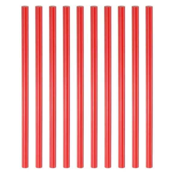 Uxcell Sewing Marking Pencil Water Soluble Fabric Pencil Tailors Chalk, Red 10 Pack