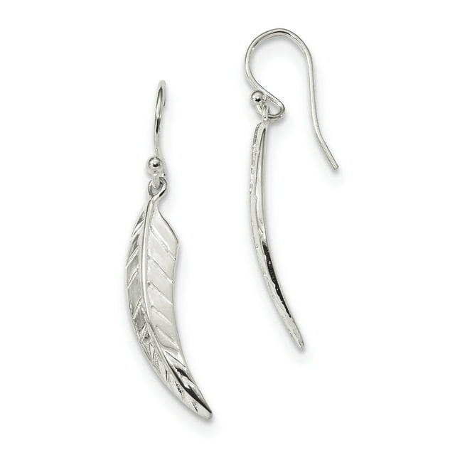 925 Sterling Silver Leaf Drop Dangle Chandelier Shepherd Hook Earrings Outdoor Nature Fine Jewelry For Women Gifts For Her
