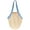 French Blue/Wheat, variant on Eco-Friendly Reusable Net Grocery Bag, 100% Cotton French Market Design, Natural