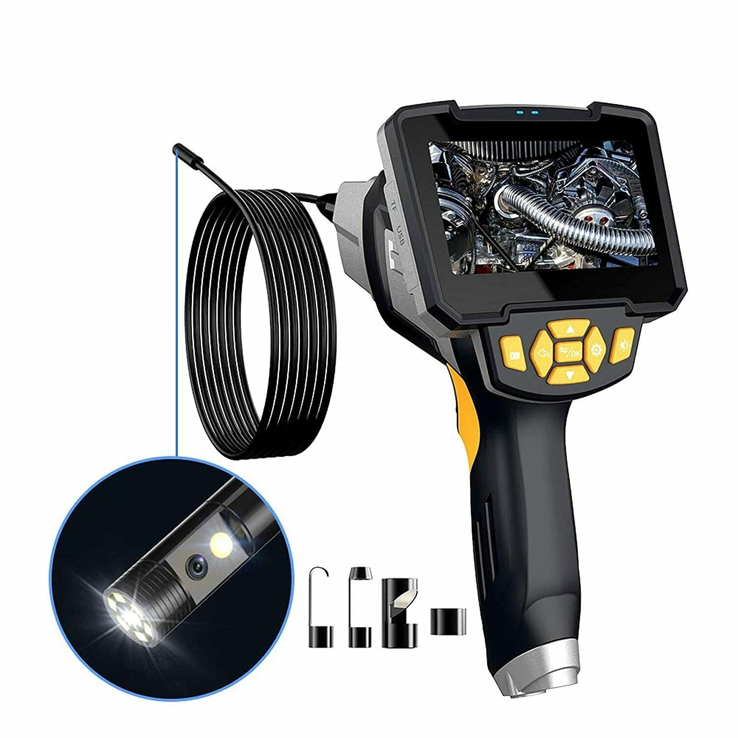 industrial endoscope skybasic 1080p hd digital borescope camera waterproof