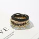 thumbnail image 2 of Juego de 4 pulseras de cuentas para mujer, pulseras apilables, pulseras elásticas estéticas de varias capas, pulsera bohemia, 2 of 3