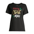 thumbnail image 3 of Holiday Time Women's Christmas T-Shirt, 3 of 6