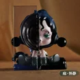 thumbnail image 3 of POP MART SKULLPANDA The Ink Plum Blossom Series Blind Box Anime Action Figure Guess Bag Ornament Figurines Dolls Model Gift, 3 of 5