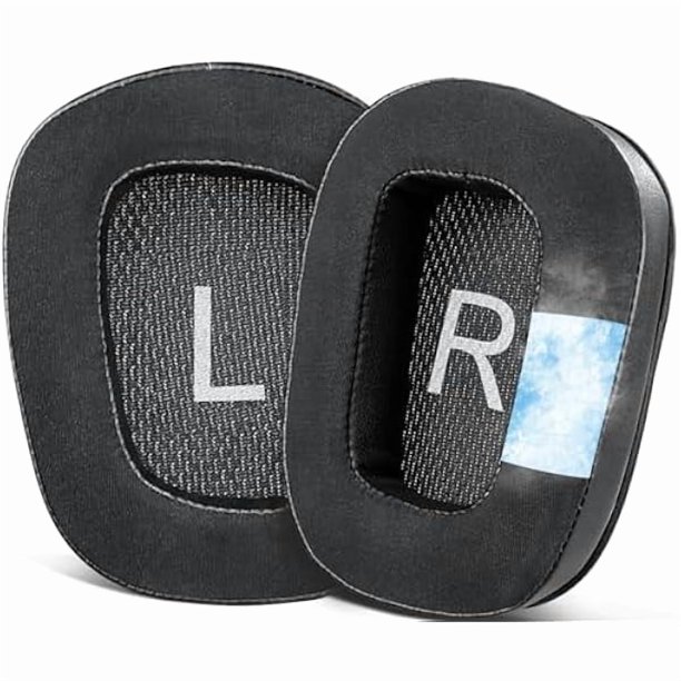 Chenchen Cooling Gel Ear Pads Cushions Replacement for Logitech G35 G930 G933 G935 G633 G635 G533 G430 G431 G432 G433 Gaming Headset, Earpads for G332 G230 G231 G233 Headphones - Black