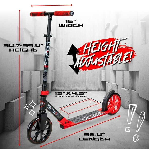 MAD PANDA　12体セット Madd Gear Kruzer 200mm Scooter - Easy Folding, Height