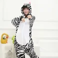 thumbnail image 5 of Pijamas de dibujos animados de cebra para hombres y mujeres, Disfraces de Halloween, Kigurumi, monos de felpa, Mono, 5 of 5