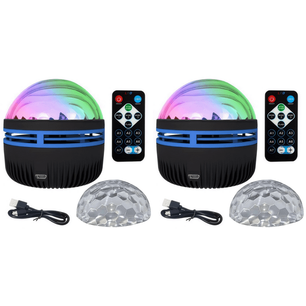Proyector LED Galaxia Estrellada Nocturna Control Remoto