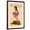 Brown Frame, variant on Art.com Wine Crushing Pinup Girl - Walla Walla, Washington Stretched Canvas Print Wall Art by Lantern Press, 12" x 18"