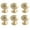 Copper Brushed Color, variant on HDJNal 6 Pcs Creative Pigeon Eggs Furniture Pulls Dresser Knobs,Zinc Alloy Rose Gold Furniture Handles Decorative Ball Cabinet Knobs Door Handles, with Mounting Screws