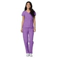 thumbnail image 4 of Adar Universal Scrubs For Women - Curved Glamour Scrub Top, 4 of 7