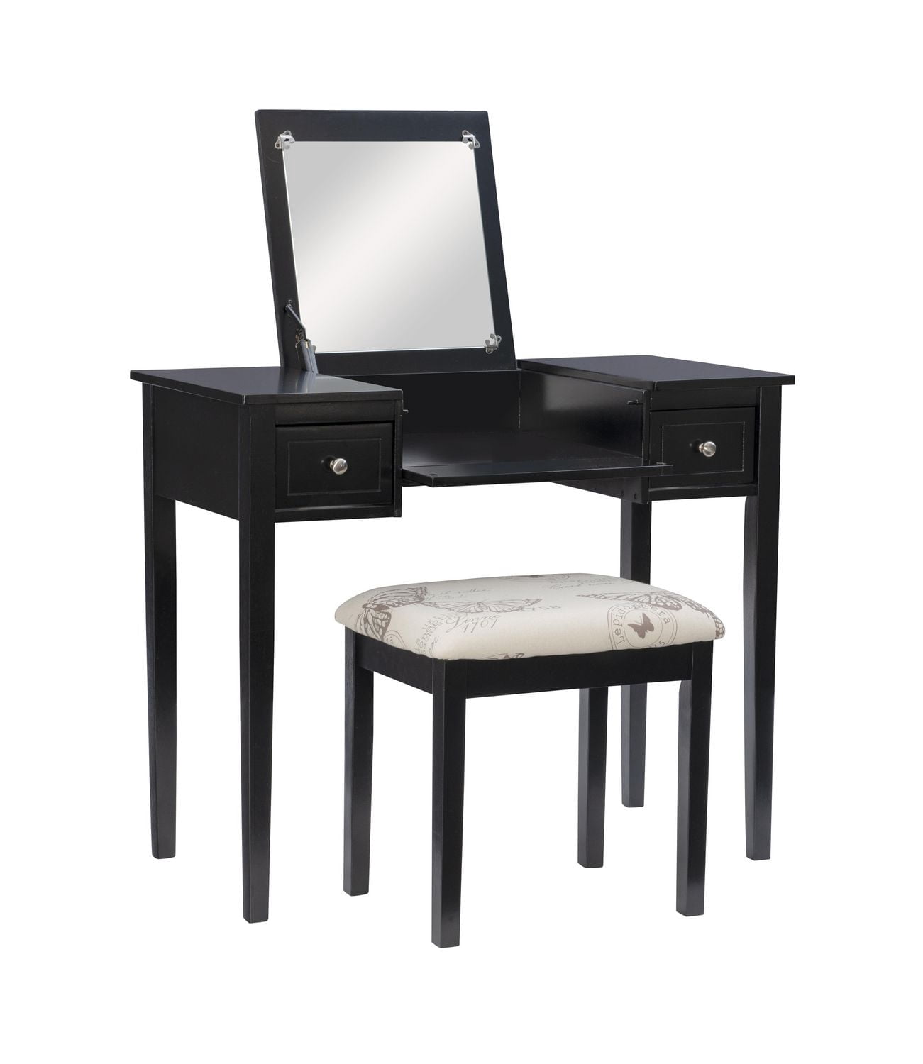 Joanna Black Butterfly Vanity Set