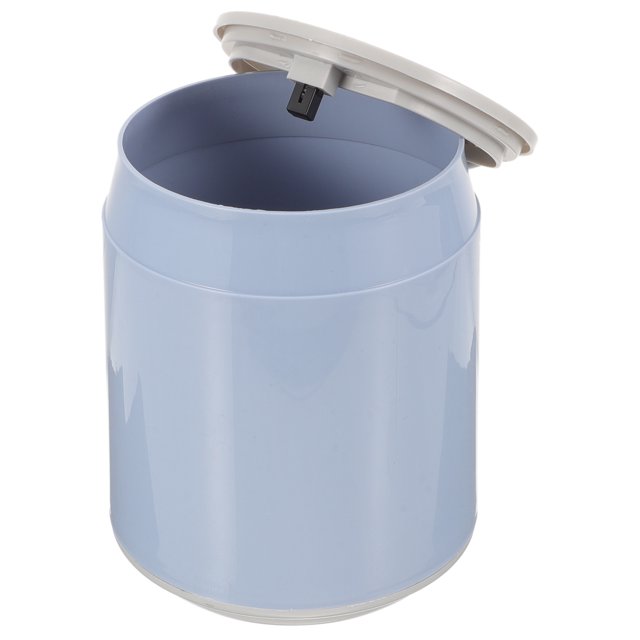 Plastic Wastebasket Trash Can Desktop Waste Garbage Bin Office Table Trash Can