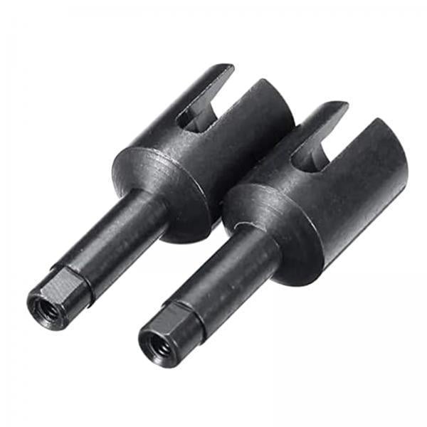 Par de Eje de rueda Sunnimix para JLB 1/10 Escala 4WD camión negro 4 piezas
