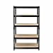 thumbnail image 3 of Juggernaut Storage 48" W x 18" D x 72" H 5-Shelf Steel Shelving, Black (SS4818-5BLK), 3 of 15