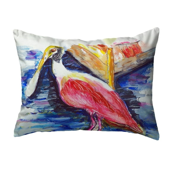 Betsy Drake KS067 11 x 14 in. Spoonbill Small No-Cord Pillow
