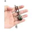 thumbnail image 7 of PULLIMORE Natural Labradorite Crystal Pendant Necklace Hand Rope Woven Healing Chakra Stone Necklace, 7 of 7