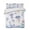 White Light Purple Gray Blue, variant on Quilts King Size, Coastal Jellyfish Soft Comforter Bedding Set for Bed, Summer Beach Nautical Ocean Lightweight Quilted Bedspread with Pillow Cover(2 Pieces) for All Season, 96x106 Inch