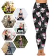 thumbnail image 4 of Hello Kitty High Waisted Leggings for Women, Yoga Pants with Pockets, Soft Athletic Tummy Control Pants for Running Yoga Workout, 4 of 5