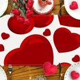 thumbnail image 4 of Chmadoxn Valentine's Day Table Runner 13 x 72 Inches, Love Heart Patterned Washable Microfiber Table Runners for Wedding Anniversary Party Kitchen HOME Decoration Valentine's Day Decorations, 4 of 5