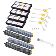 Replacement Kit for iRobot Roomba 980 960 880 870 860 805 (800&900 Series) Vacuum Cleaner Accessory 4 Roller, 4 Hepa Filter, 4 Side Brushes