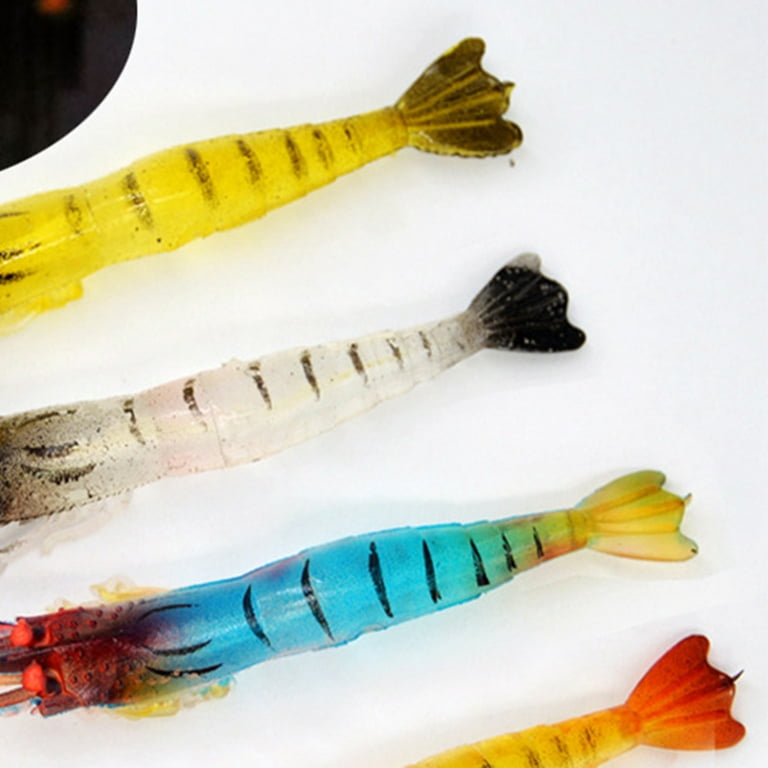 5 Colors Shrimp Bait Fishing Tool Minnow Lure for Fishing Beads Fishing  Tackles for Freshwater 