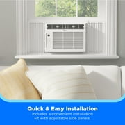 Midea 5,000 BTU Window Air Conditioner, Cools Up To 150 Sq Ft, Remote, Programmable Timer, White