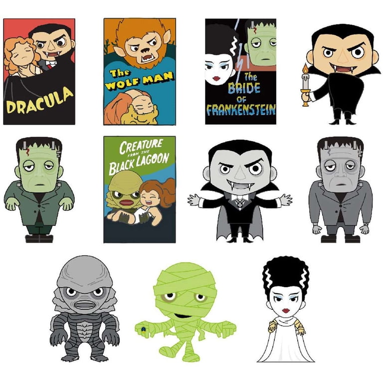 あ*い様 WANIMA ハングリーモンスター　3種　コンプリートセット Horror 3D Figural Foam Bag Clip Universal Monsters Series 2