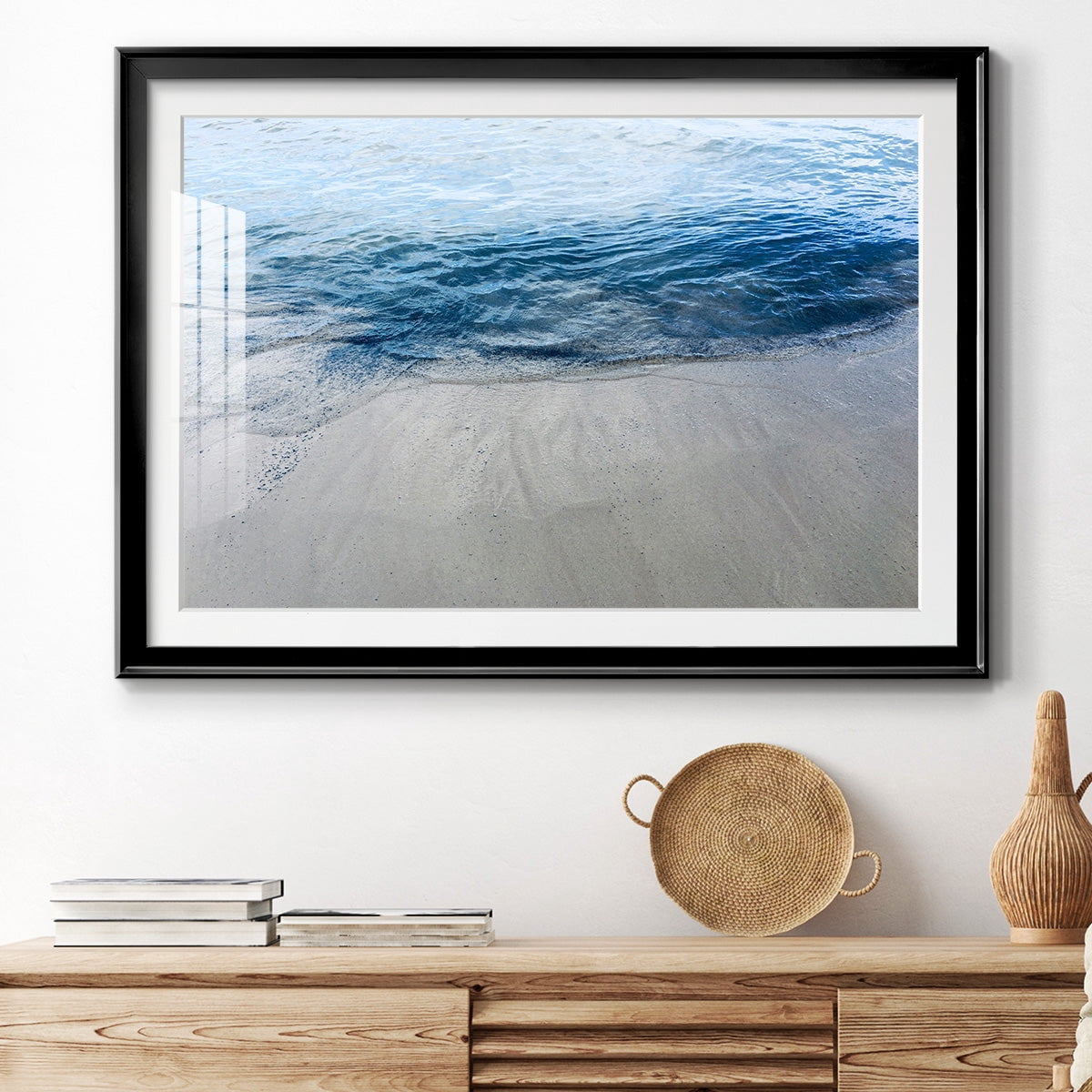 Aegean Blue Water Premium Framed Print - Ready to Hang
