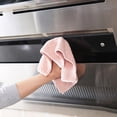 thumbnail image 1 of AMERTEER Scouring Pad Kitchen Coral Fleece Rags Thick Non-Stick Oil Cleaning Cloth Double-Layer Dish Towel Absorbent Hand Towels, 1 of 11