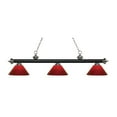 thumbnail image 2 of Z-Lite 200-3-Prd Riviera 3 Light 57" Wide Billiard Multi Light Pendant - Black, 2 of 2