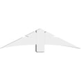 thumbnail image 2 of 60"W x 15"H x 6"D x 6"F, 6/12 Pitch, Davenport Architectural Grade PVC Gable Bracket, 2 of 8