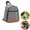 Gray, variant on Clossjun Lunch Bag for Men Women Reusable Lunchbag for Adult Small Insulated Pack Flexible Daybag for Office, Work Black