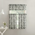 thumbnail image 5 of No. 918 Elara Tonal Botanical Semi-Sheer Rod Pocket Kitchen Curtains, 54"W X 14"L, 5 of 5