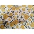 thumbnail image 4 of oneOone Cotton Poplin Fabric Leaves & Floral Ikat Printed Fabric 1 Yard 56 Inch Wide, 4 of 4