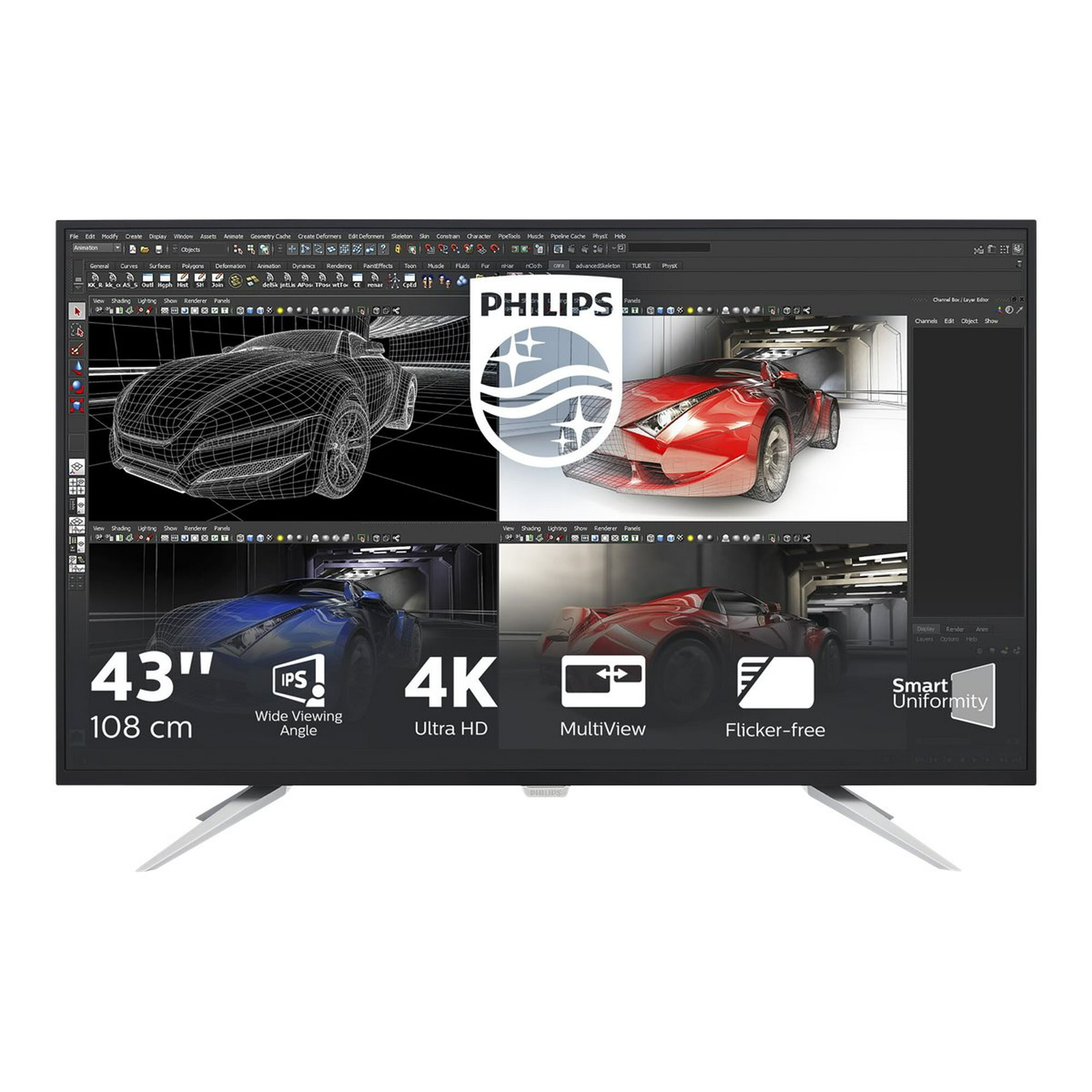 Philips Brilliance BDM4350UC - LED monitor - 43