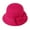 Rose Red, variant on Yirtree Solid Color Wide Brim Round Dome Warm Woolen Hat Women Autumn Winter Elegant Bowknot Decor Felt Fedora Hat Daily Wear
