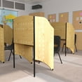 thumbnail image 6 of Emma + Oliver Starter Study Carrel in Oak Finish, 6 of 11