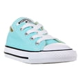 thumbnail image 2 of Converse Chuck Taylor All Star Ox Toddler Shoes Light Aqua/White 757643f, 2 of 6