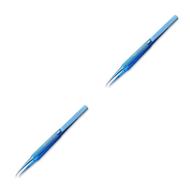Kenally Pinzas de mantenimiento de precisión de borde de 0,15mm, pinzas para reparación de computadoras y teléfonos, pinzas para huellas dactilares, 1PC Biegung 2piezas Kenally CBP161973