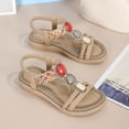 thumbnail image 5 of AXXD Comfy Sandals for Women Flat Gladiators Summer Slip On Mothers Day, 5 of 9