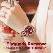 Women Watch Fashion Gold Diamond Analog Quartz Female Watch for Women Luxury Dress Ladies Stainless Steel Waterproof Wrist Watches