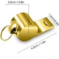 thumbnail image 3 of Silbatos para entrenadores y árbitros para deportes, silbatos de acero inoxidable de amplio uso con sonido fuerte y nítido, 5 piezas, 3 of 5