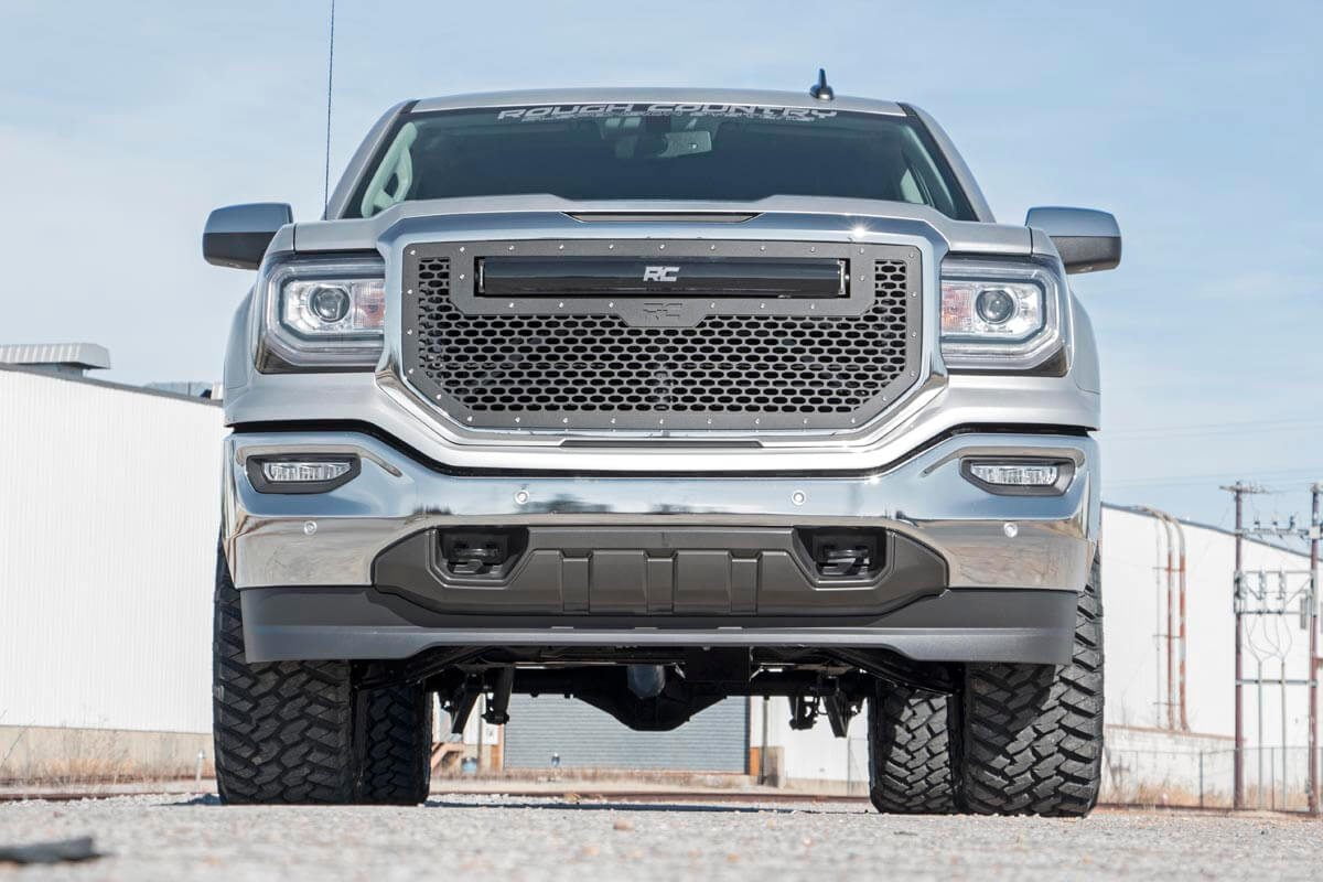 Rough Country 3.5" Lift Kit for 14-18 Chevy/GMC 1500 4WD w/Cast Steel Arms - 12430 Fits select: 2014-2018 CHEVROLET SILVERADO, 2014-2018 GMC SIERRA