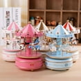 thumbnail image 2 of Merry-Go-Round Music Box Wind up Horse Rotating Carousel Music Box Classical Christmas Wedding Birthday Gift for Boys Girls Shop Home Decor, 2 of 8