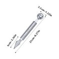 thumbnail image 2 of Stainless Steel Melon Baller,Fruit Decoration Carving Knife For DIY Cutting And Scooping Watermelon,Cantaloupe,Ice Cream, Xinsrenus Under $5! Stainless Steel Melon Baller,Fruit Decoration, 2 of 2